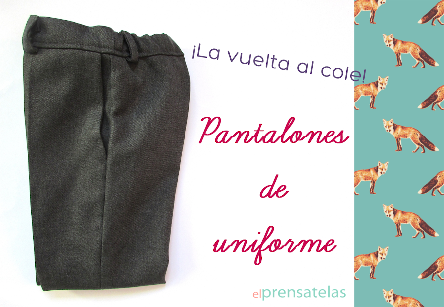 Patrón pantalones uniforme