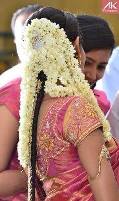 Silk Jasmine Flower Hair Gajra  LaFleur Arrangements