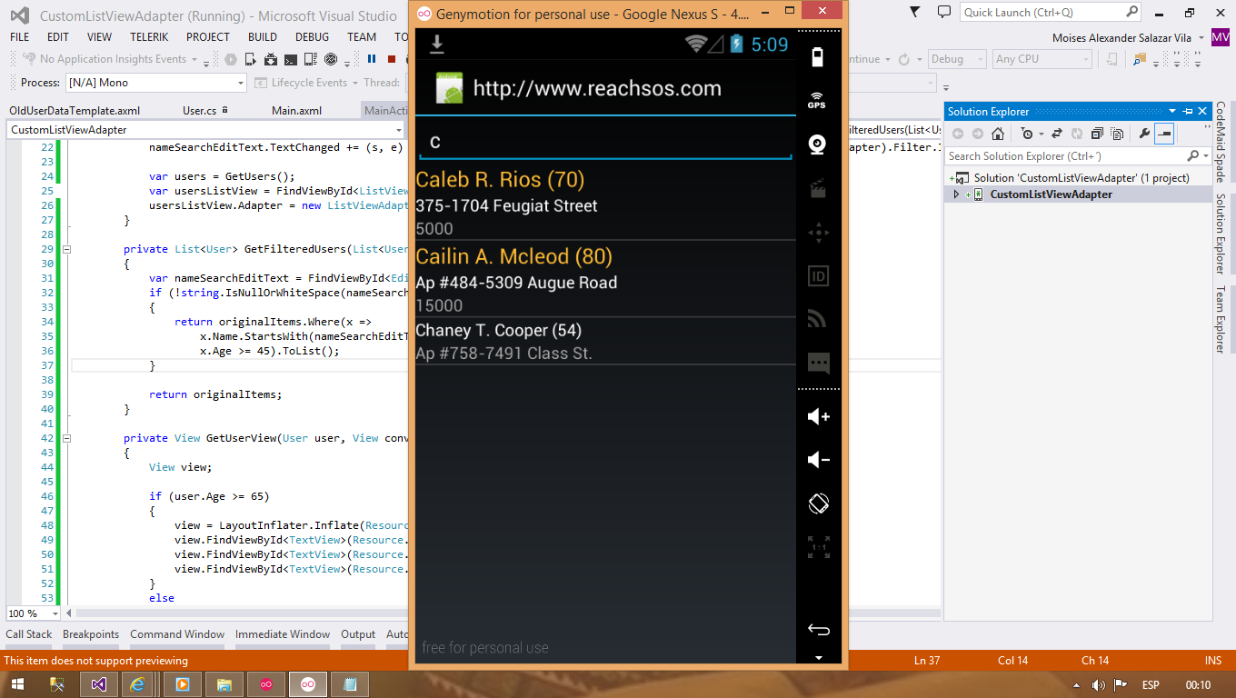 [Xamarin] Implementando un simple ListViewAdapter Epicalsoft