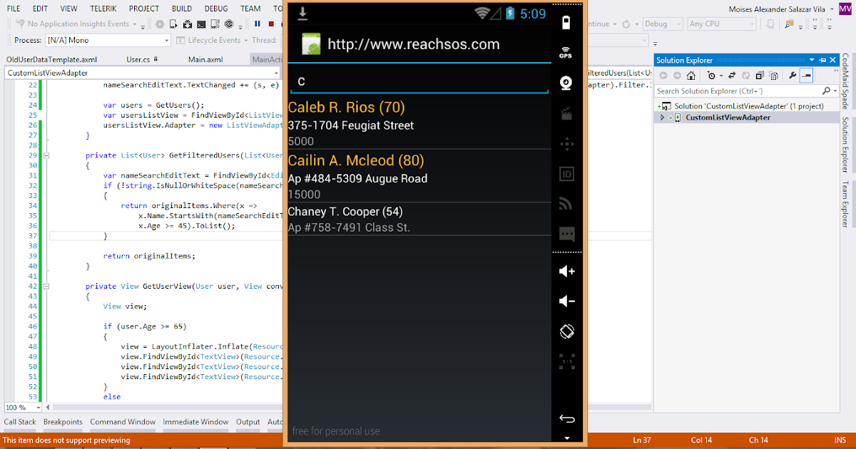 [Xamarin] Implementando un simple ListViewAdapter Epicalsoft
