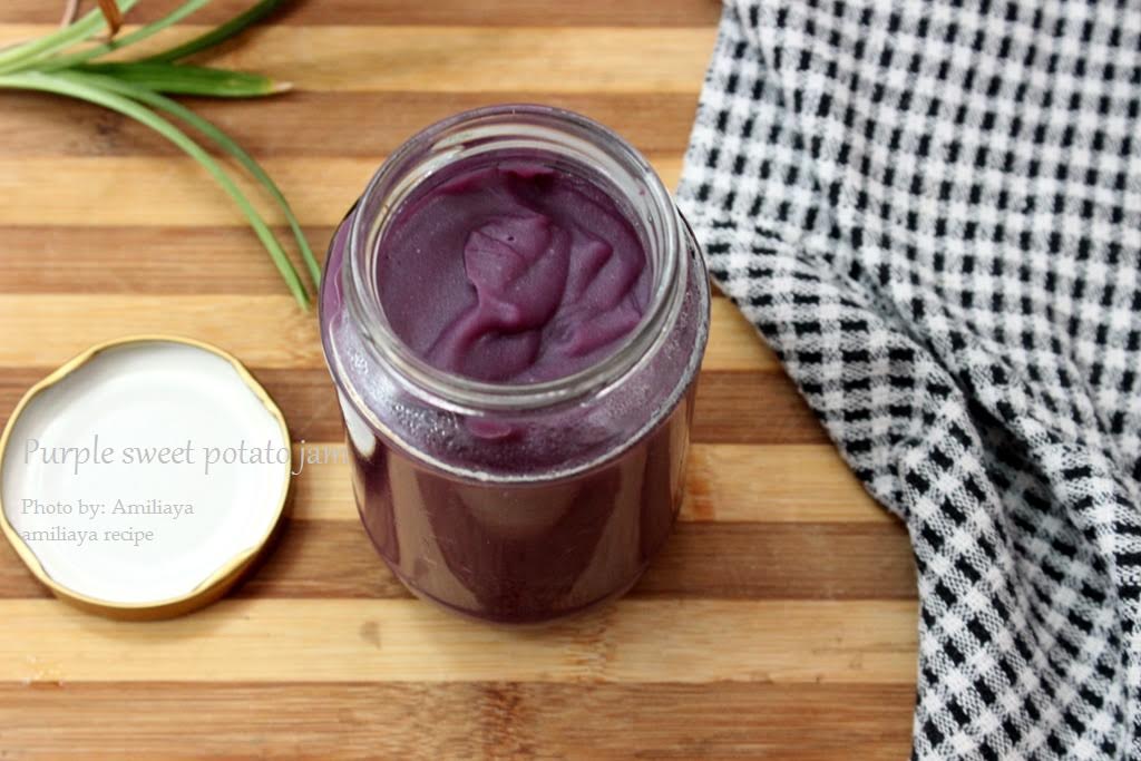 Amiliaya Recipe Purple sweet potato jam 紫薯酱