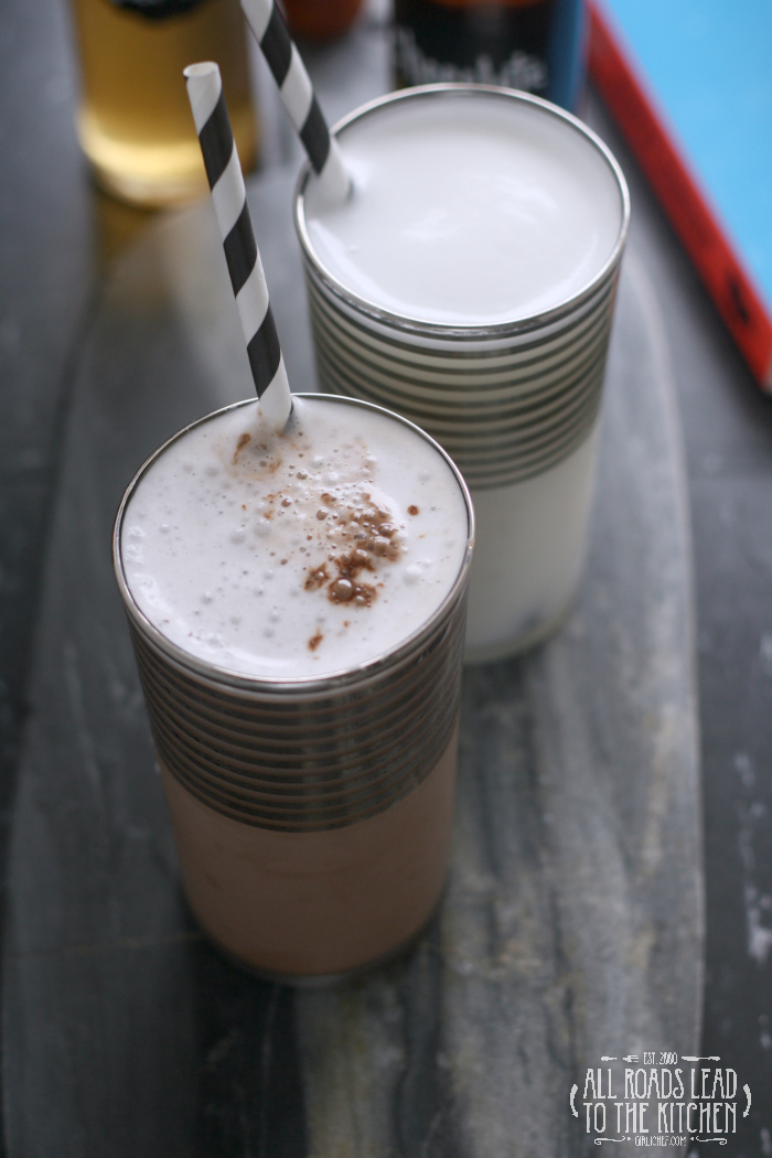 Chocolate and Vanilla Egg Creams inspired by The Decent Proposal All