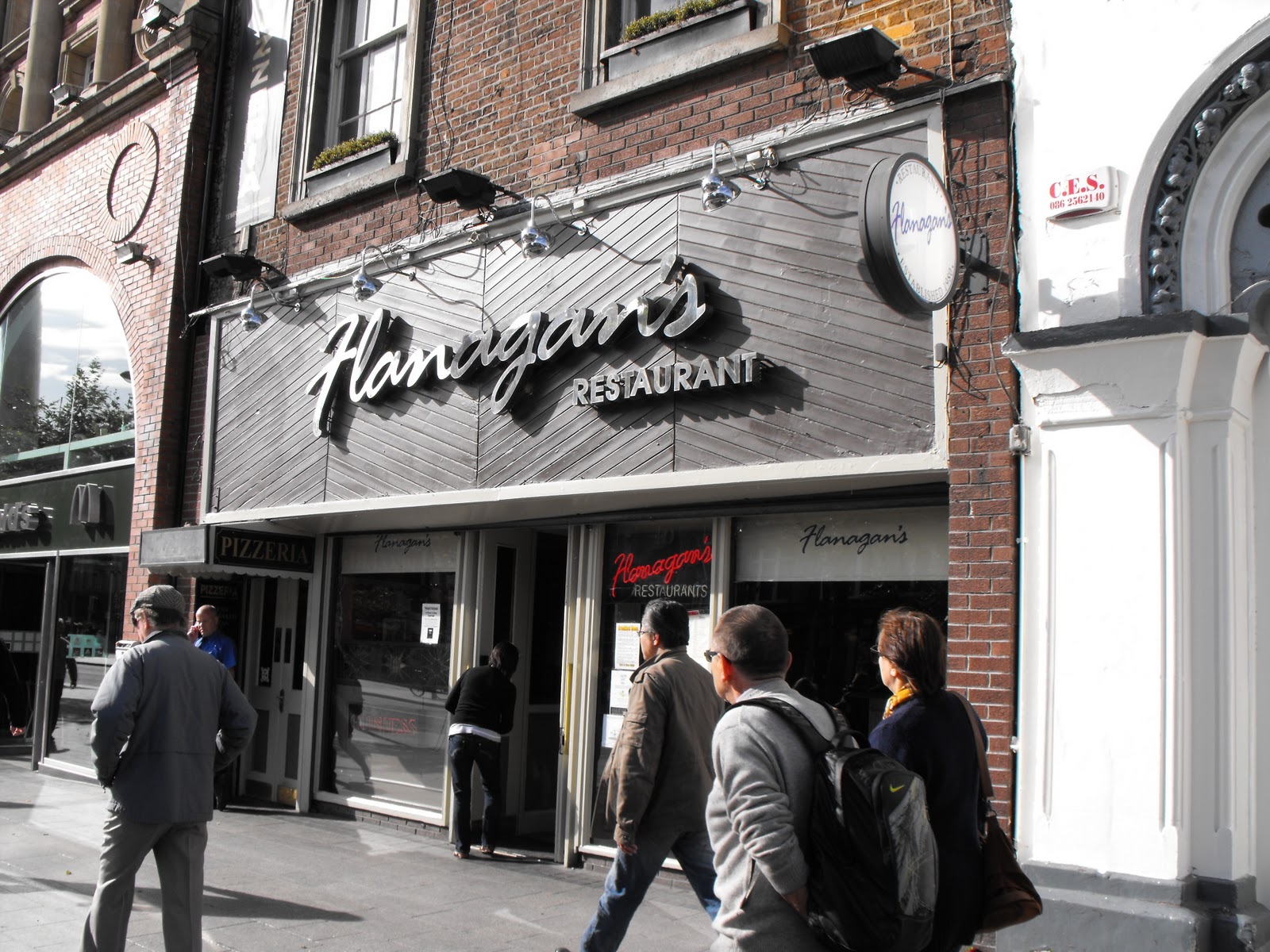 Temple Bar Dublin Flanagans Restaurant, O'Connell Street, Dublin Review