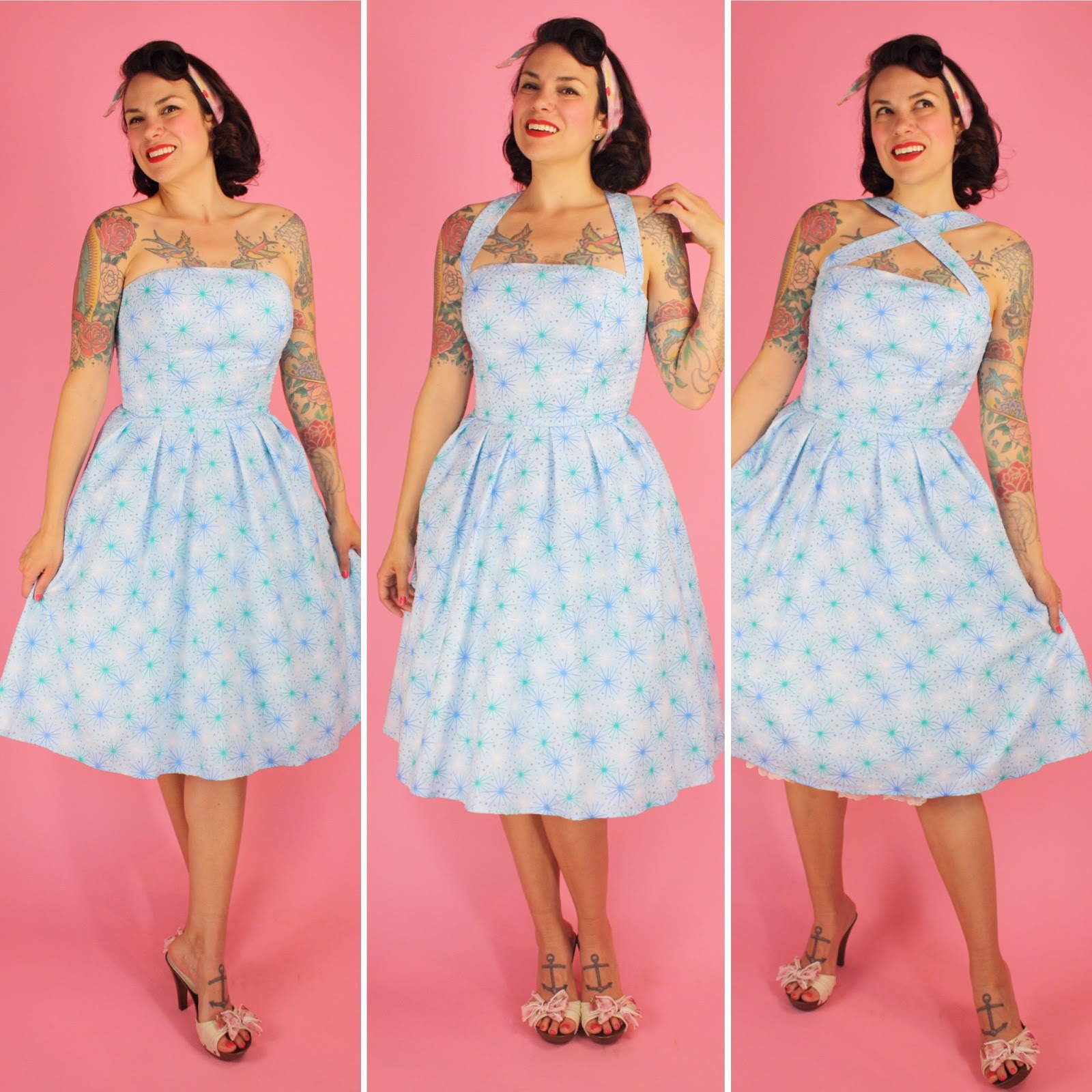 Gertie's New Blog for Better Sewing Atomic Starburst ThreeWay Sundress