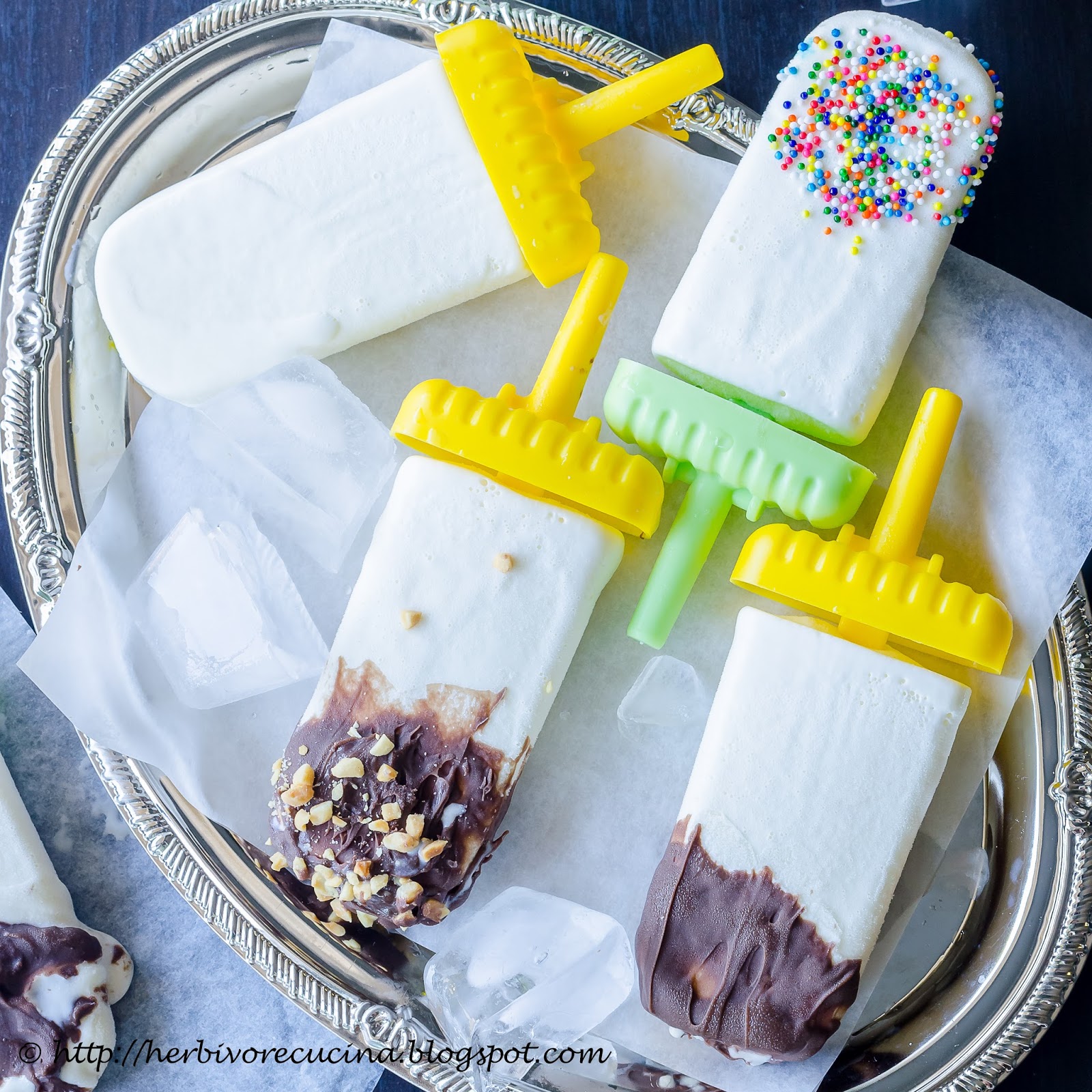 Herbivore Cucina Vanilla Popsicles