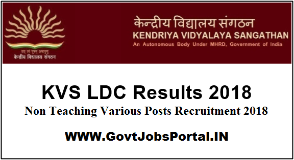 kvs exam result 2018