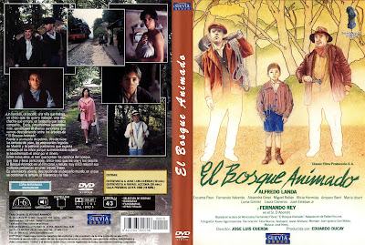Carátula dvd: El bosque animado | 1987 | Con Alfredo Landa