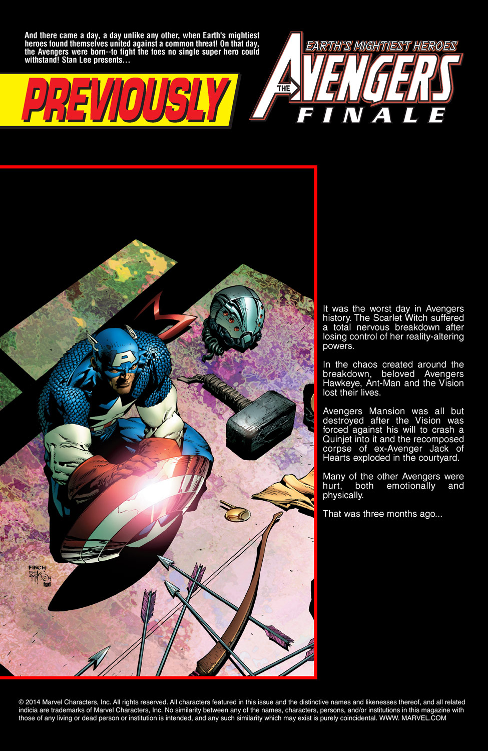Read online Avengers Disassembled comic -  Issue #5 - 4