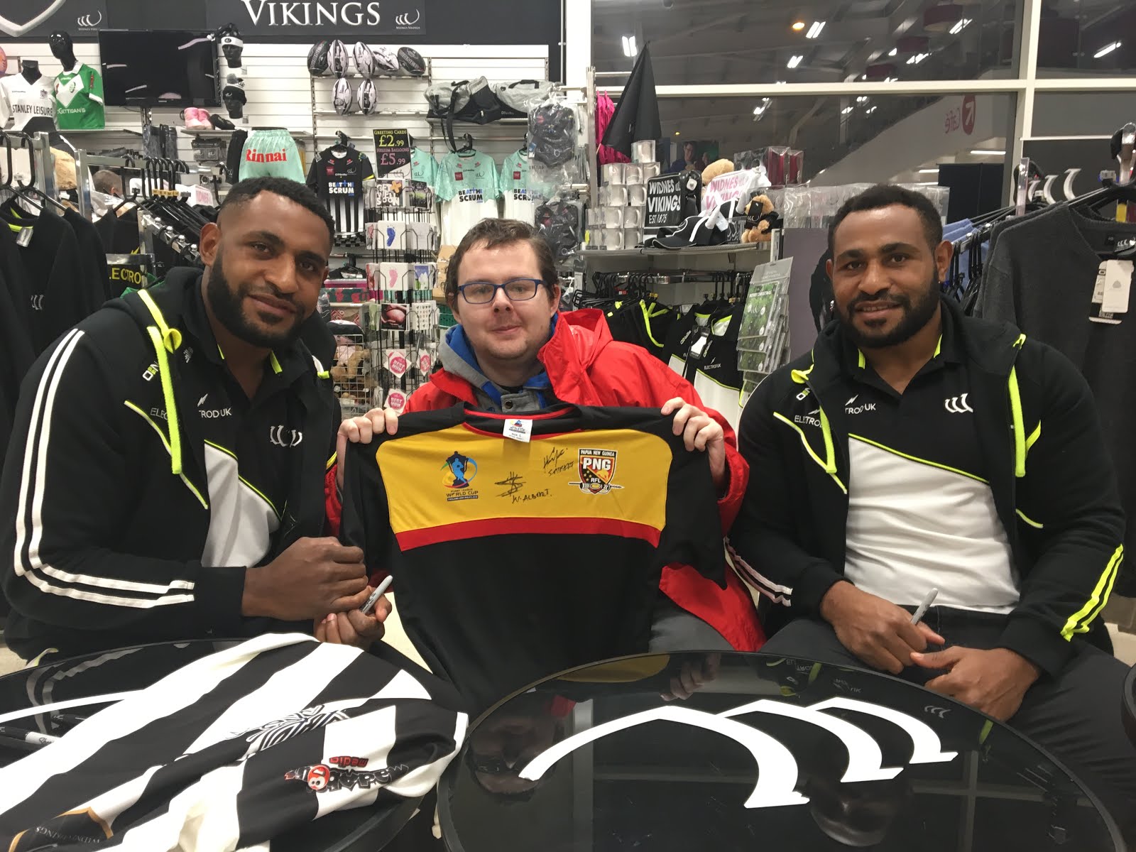 Unpretentious Black Thoughts Widnes Fans love the Albert brothers