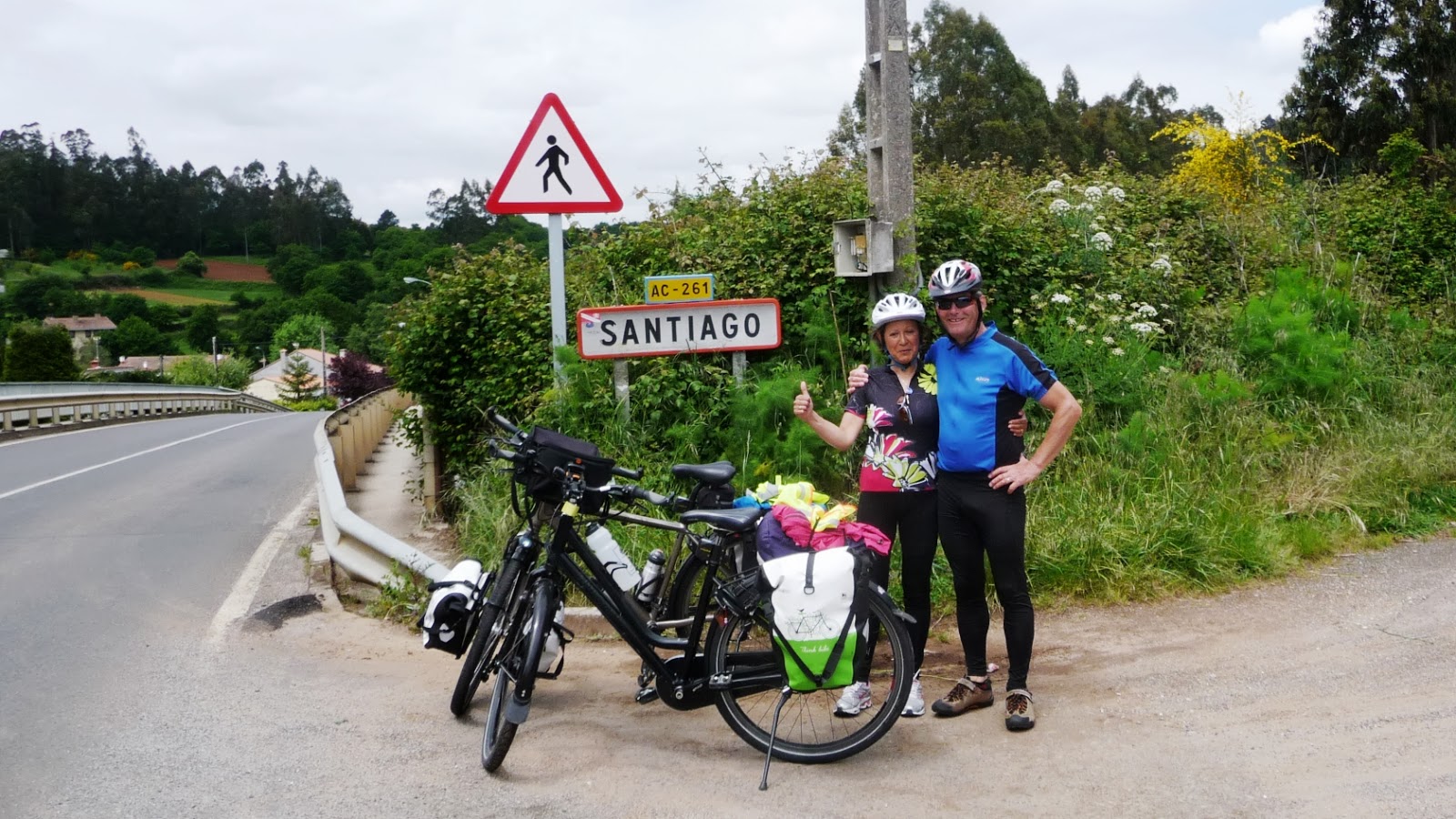 Emmy en Ton op de fiets naar Santiago de Compostella: dag 40, Compostella