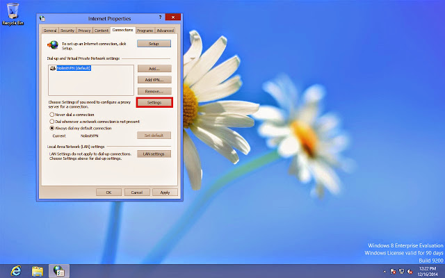 setting VPN Server di Windows 8