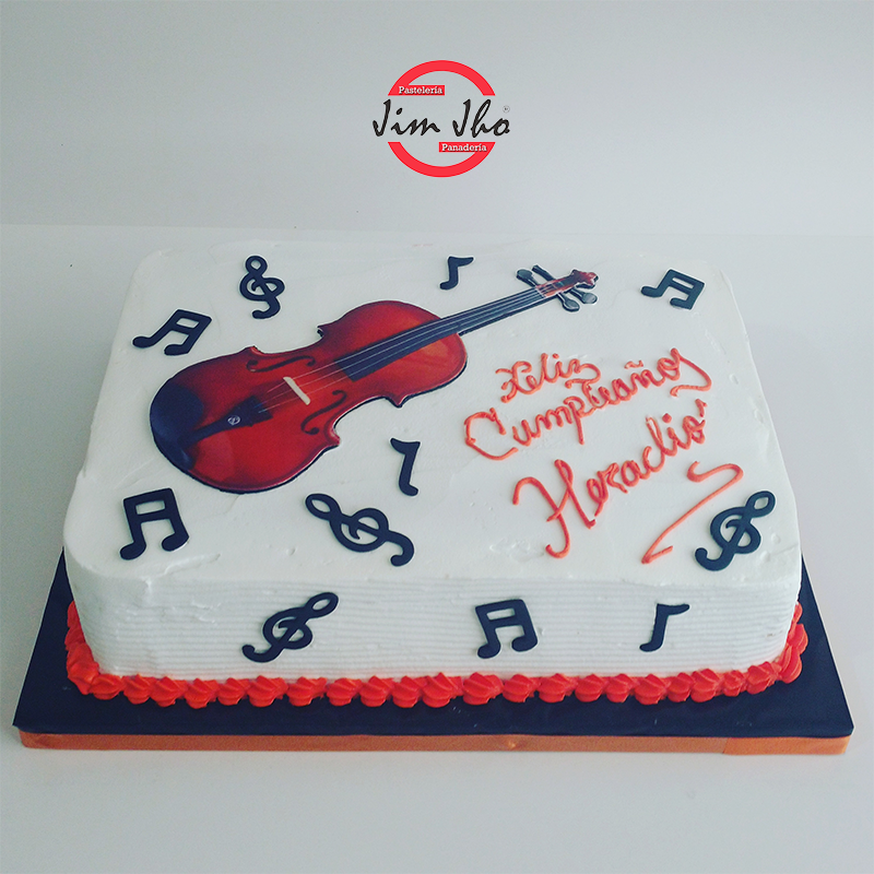 Torta Violin en Chantilly | Pastelería JimJho