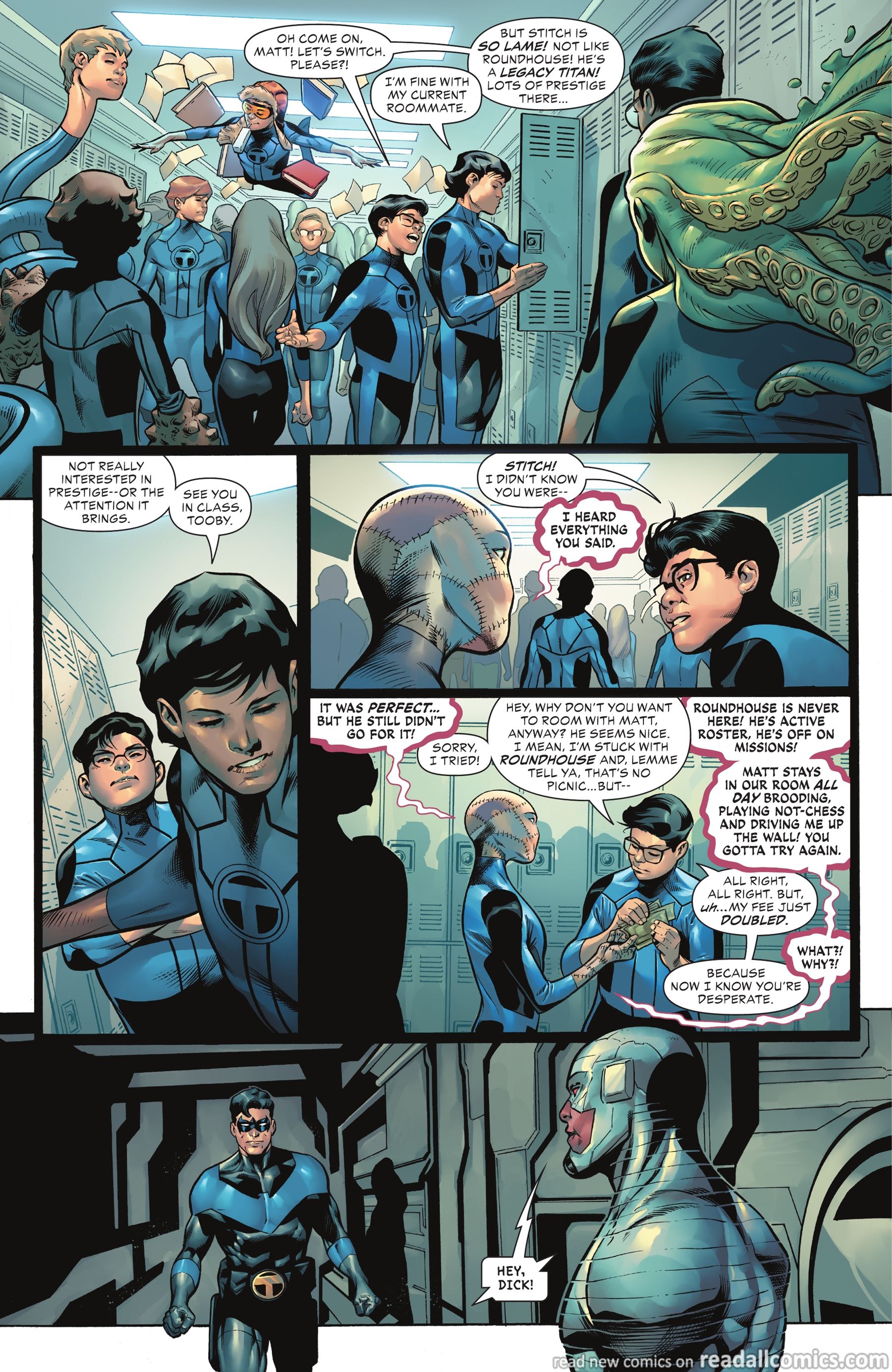 Teen Titans Academy #1 chapter 2 page 10