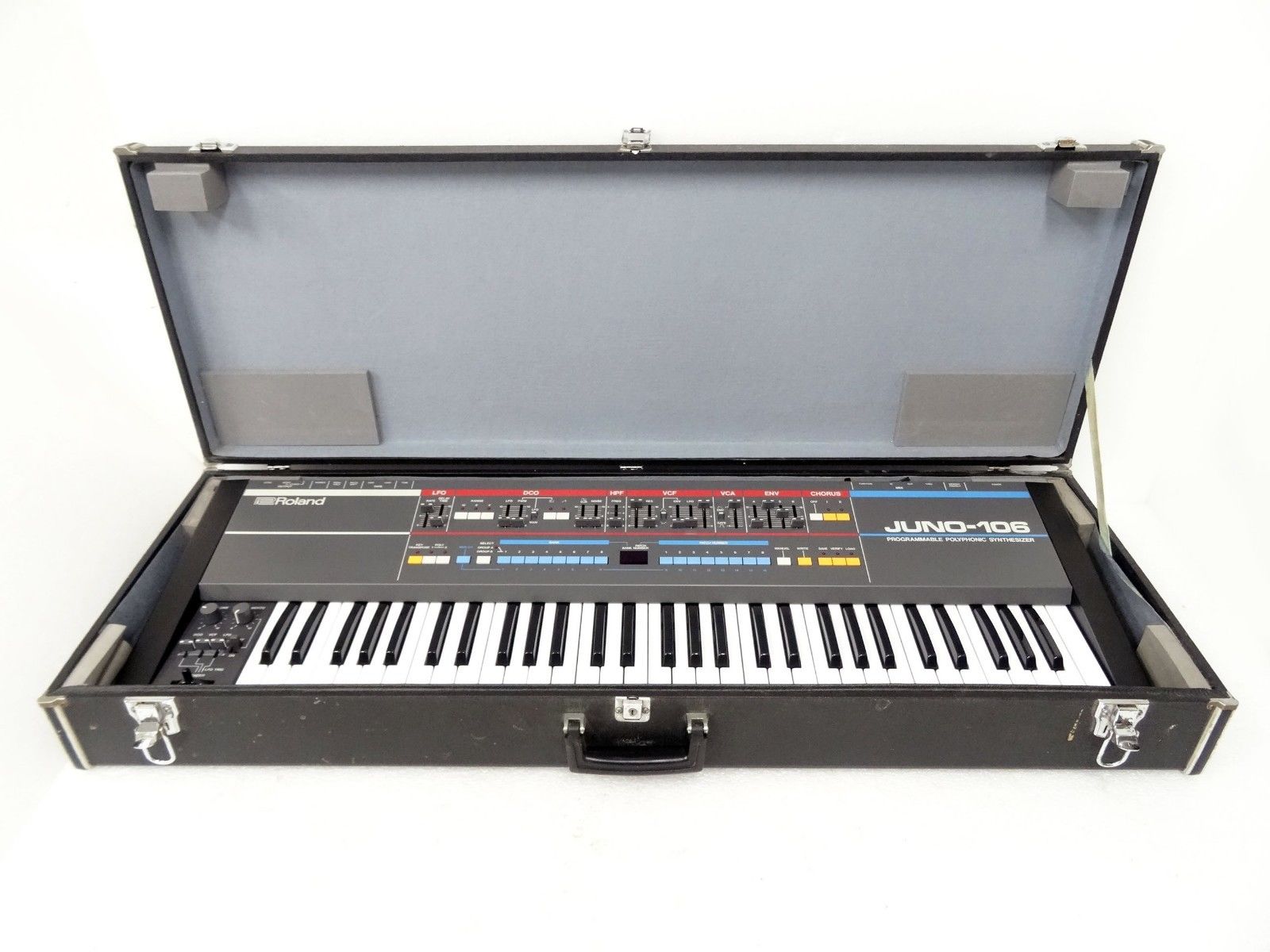 MATRIXSYNTH ROLAND Juno106 Vintage Analog Synth w/ Hard Case SN 505963