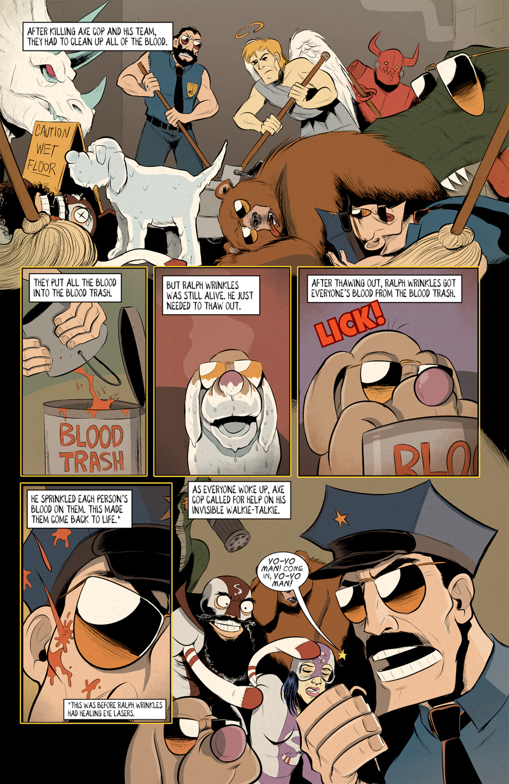 Read online Axe Cop: Bad Guy Earth comic -  Issue #3 - 12