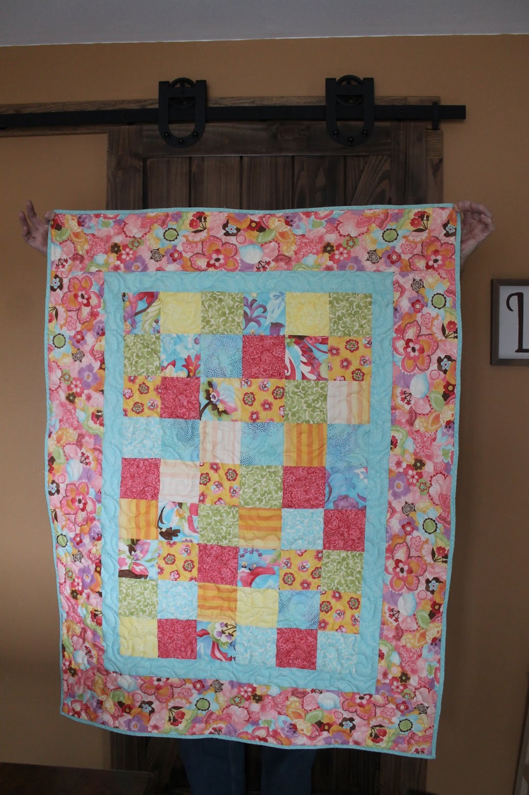 SunShine Sews... Floral Patchwork Quilt