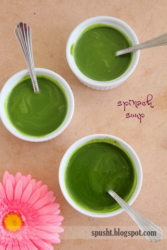 Spusht: Simple Spinach Soup Recipe