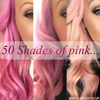 50 shades of pink...  How I went from Dirty Blonde to Pastel Pink