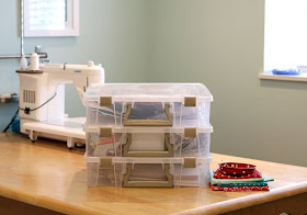 Great tips for storing and organizing all of your quilting projects - from A Bright Corner