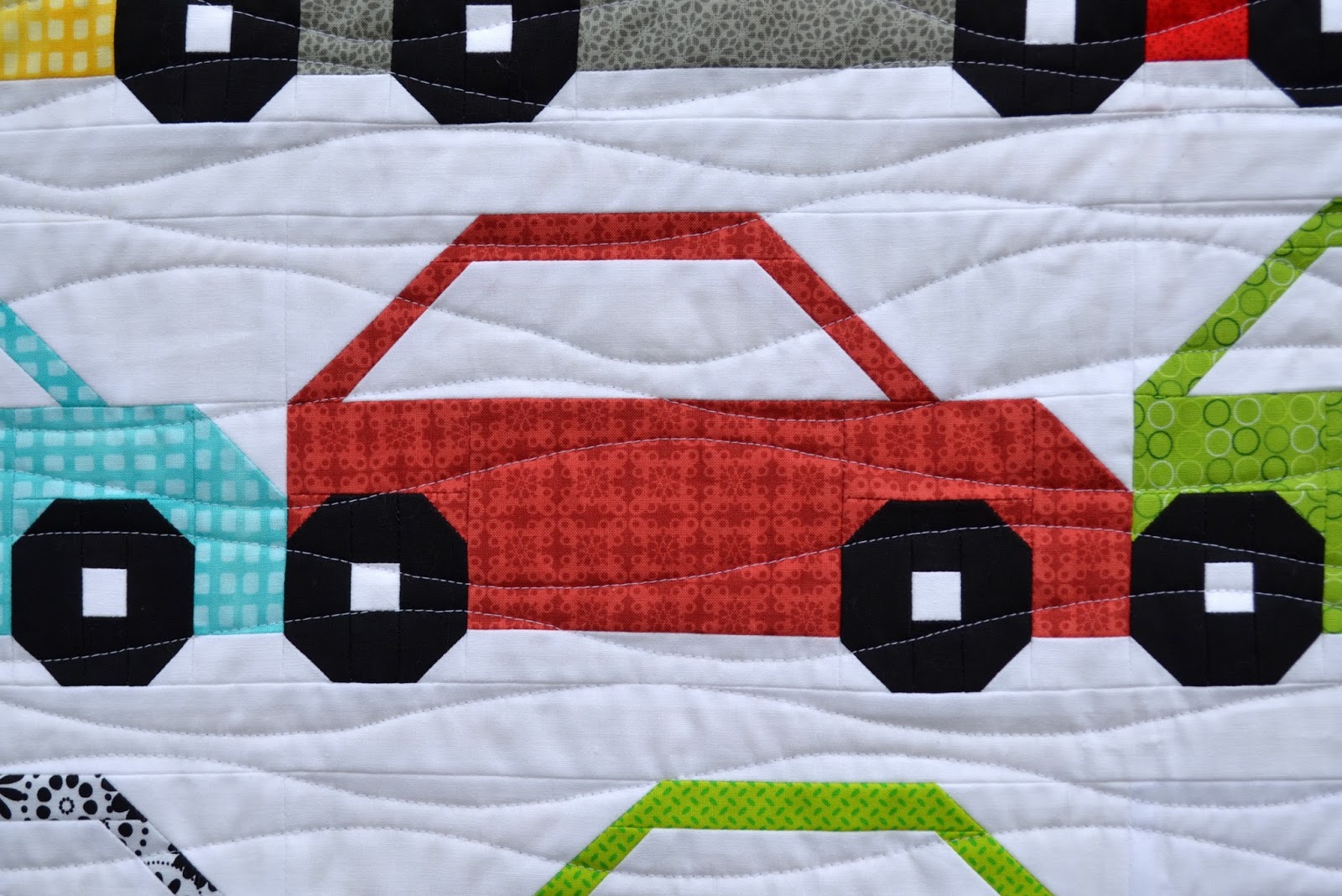 Sew Fresh Quilts Bumper2Bumper a car quilt