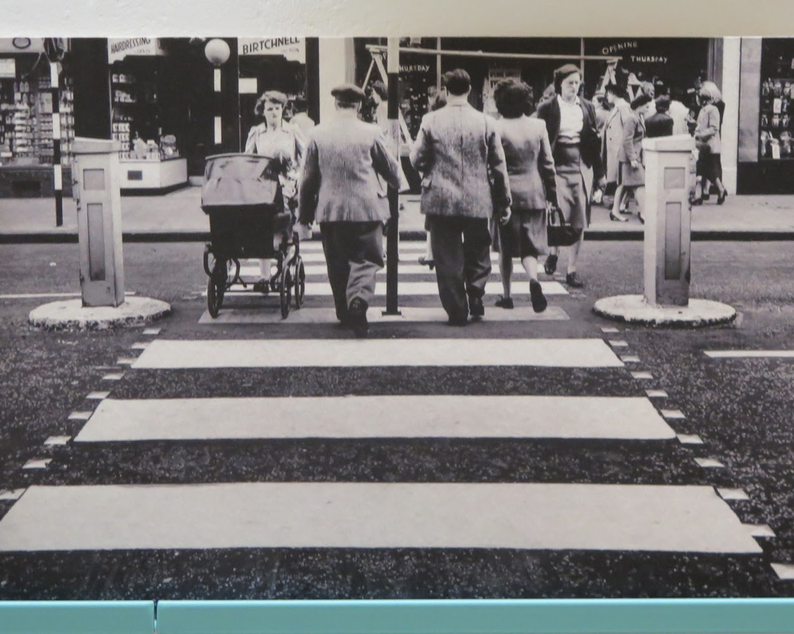 Зебра (пешеходный переход) 1953 год Германия