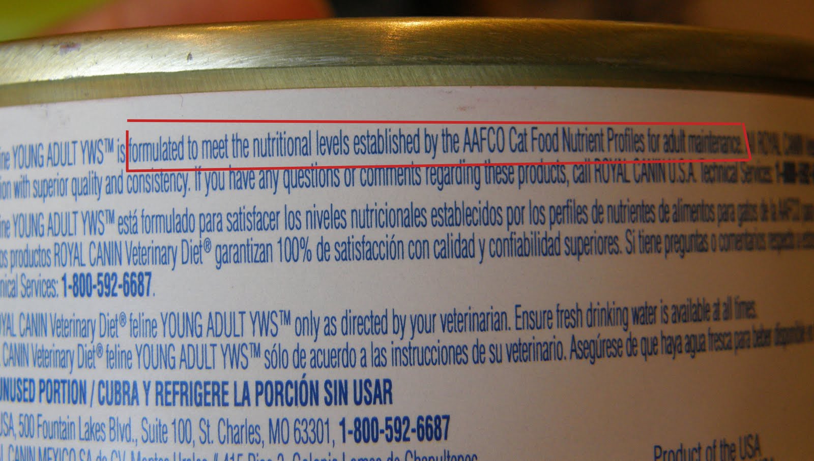 Scottsdale Cat Clinic Cat Food Labels Decoded