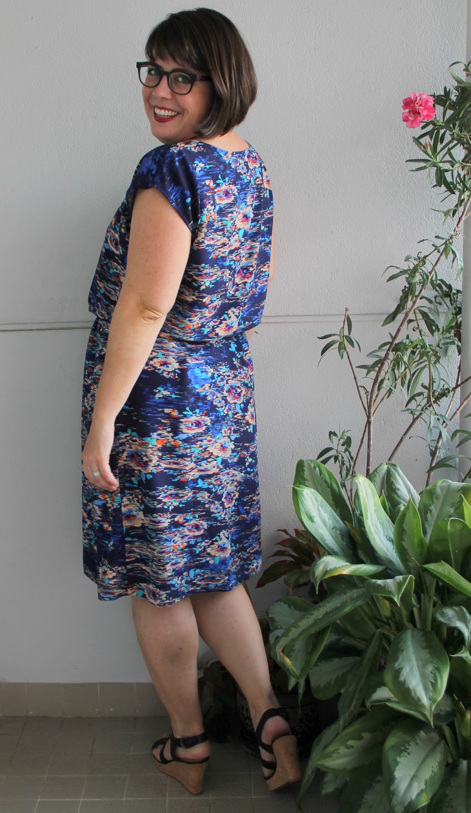 Cookin' & Craftin': Abstract Floral Olivia Dress