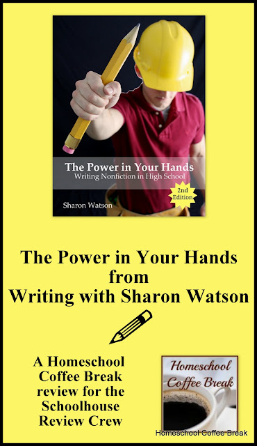 The Power in Your Hands (Writing Non-Fiction in High School) from Writing with Sharon Watson - A Homeschool Coffee Break review for the Schoolhouse Review Crew on kympossibleblog.blogspot.com