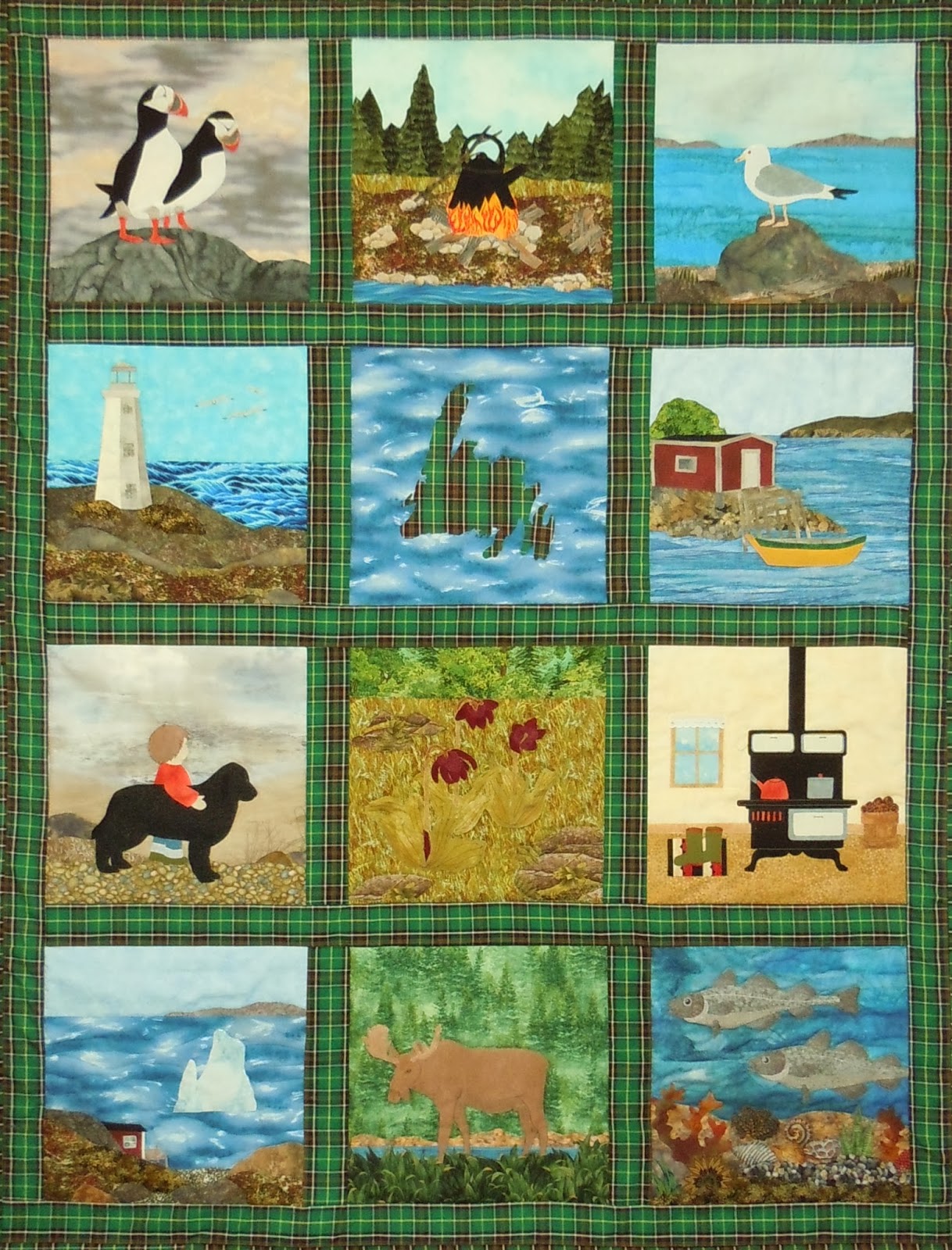 The Lighthearted Quilter On the wall.