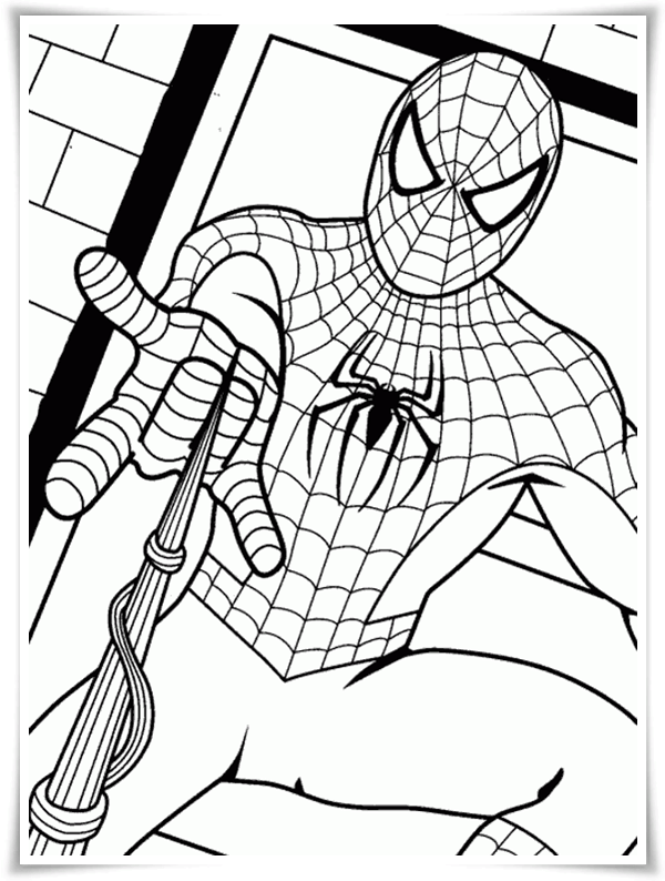 Ausmalbilder Zum Ausdrucken Spiderman Ausmalbilder