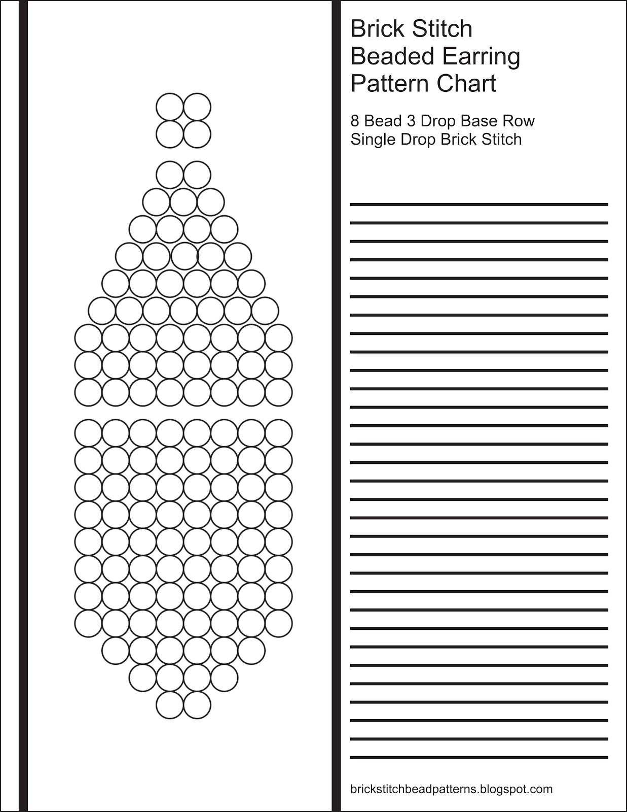brick-stitch-bead-patterns-journal-8-bead-3-drop-base-row-blank-beaded