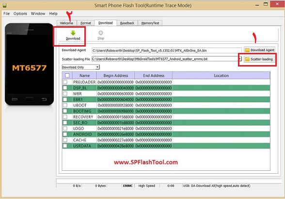 Software Online برنامج اس بي فلاش توول Sp Flash Tool