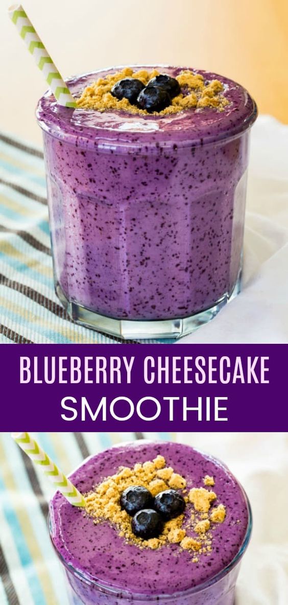 BLUEBERRY CHEESECAKE SMOOTHIE by , Cake Recipes 2018-1-16