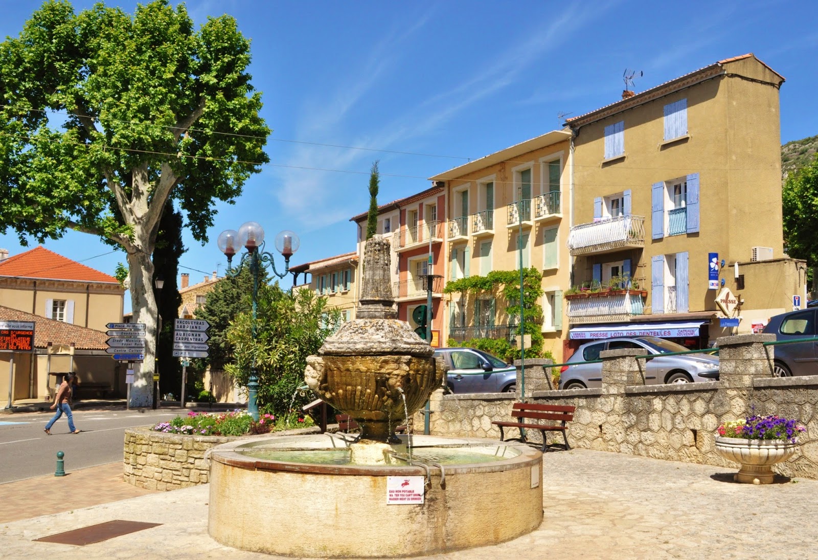 Our House in Provence, the Most Beautiful Region of France BeaumesdeVenise, a bustling