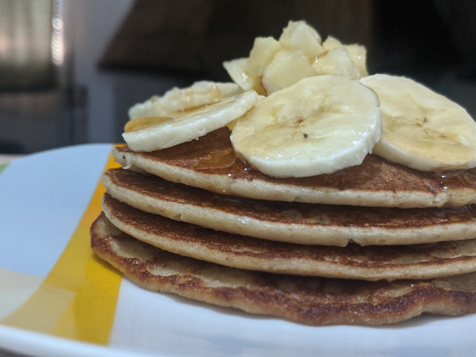 Panqueques de banana y avena (hot cakes) Receta