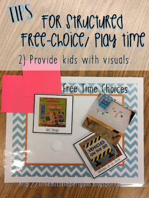 Structured Free Choice Time in Special Education