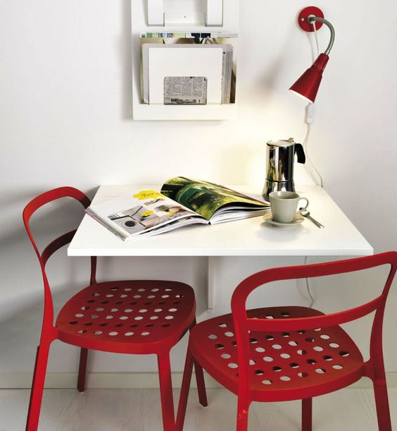 Cómo crear un office en una cocina pequeña