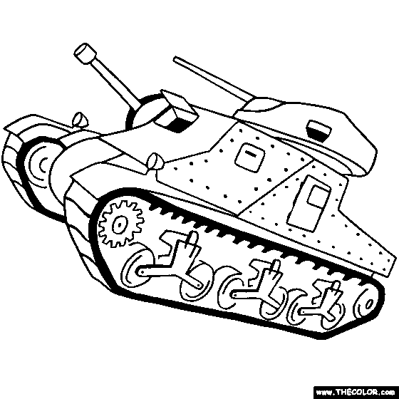 tank coloring pages - photo #20