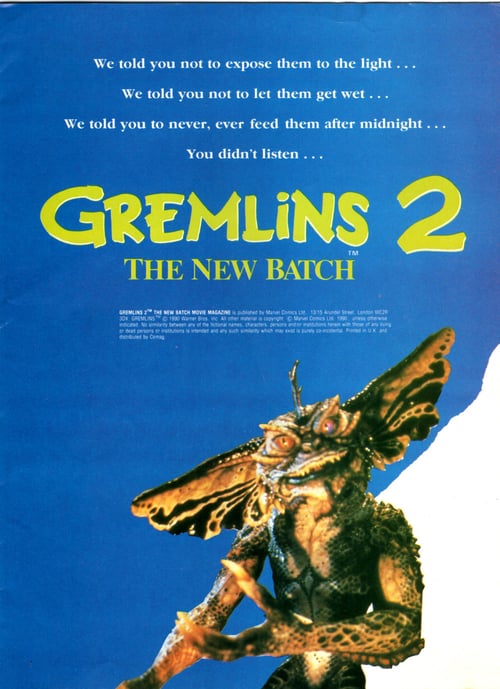 Descargar Gremlins 2: La nueva generación 1990 Blu Ray Latino Online