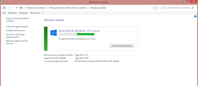 Come forzare aggiornamento Windows 10