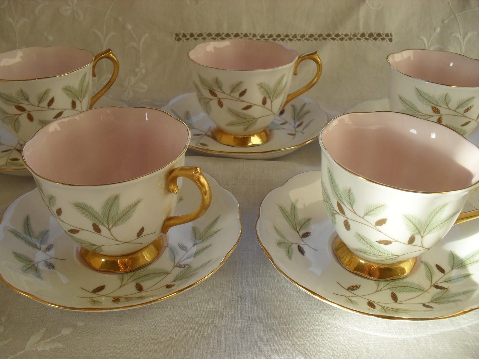 Vintage Floral Teas Vintage China Hire in Surrey Darling pink and