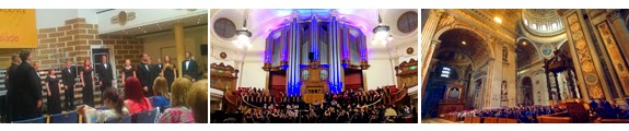 KIconcerts - World Choir Games, Riga - Central Hall Westminster, London - St Peter's Basilica, Rome