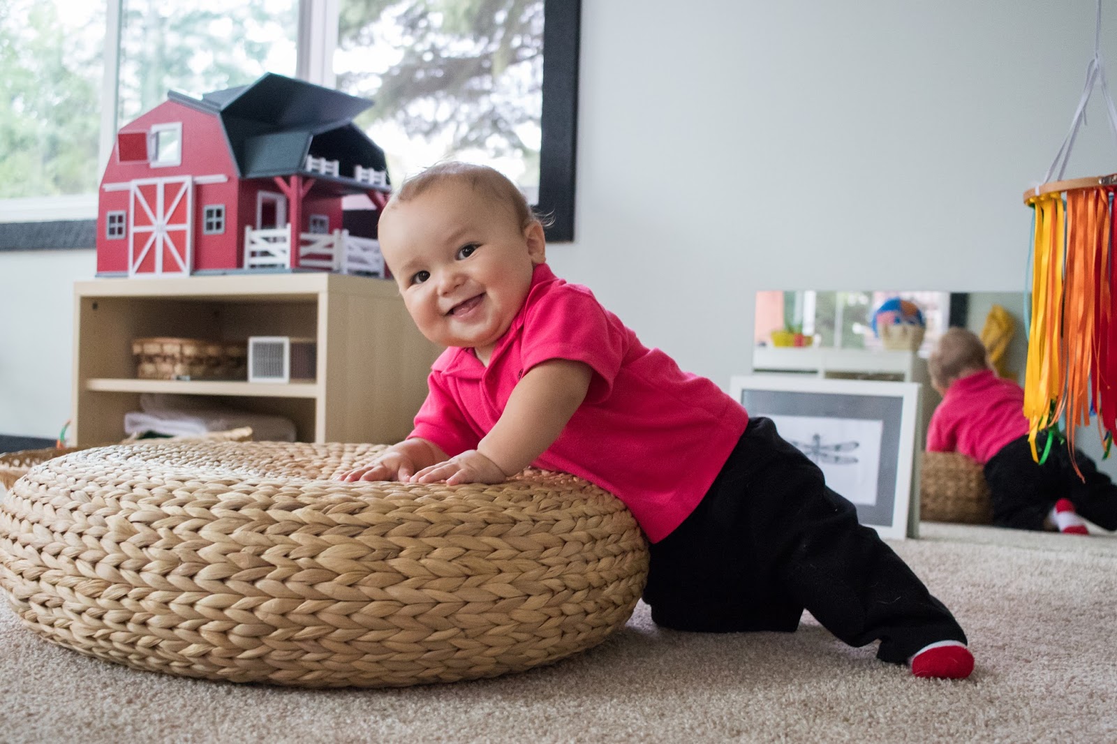 Starting to Pull Up Montessori Baby Week 38
