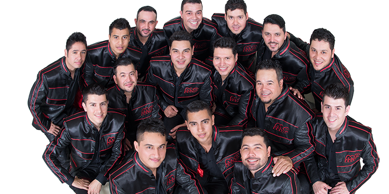 Integrantes de la Banda MS en Ropa Color Negro vistos desde arriba Integrantes de la Banda MS en Ropa Color Negro vistos desde arriba