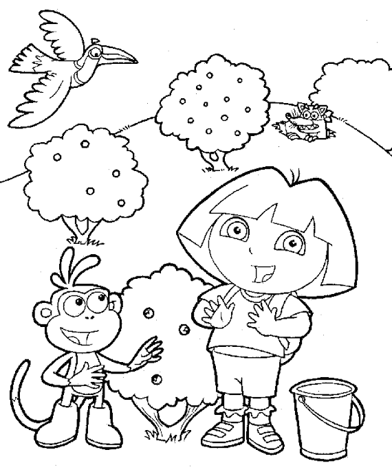 Download gratis Gambar Upin Ipin Hitam Putih Untuk Mewarnai