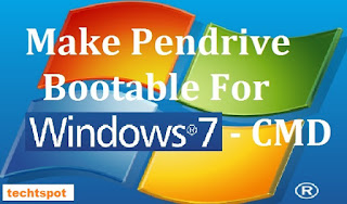 How to make Pendrive Bootable for Windows 7 Using CMD