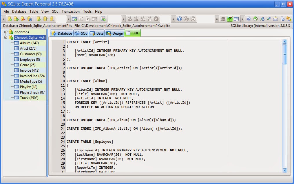 sqlite file sqlite file