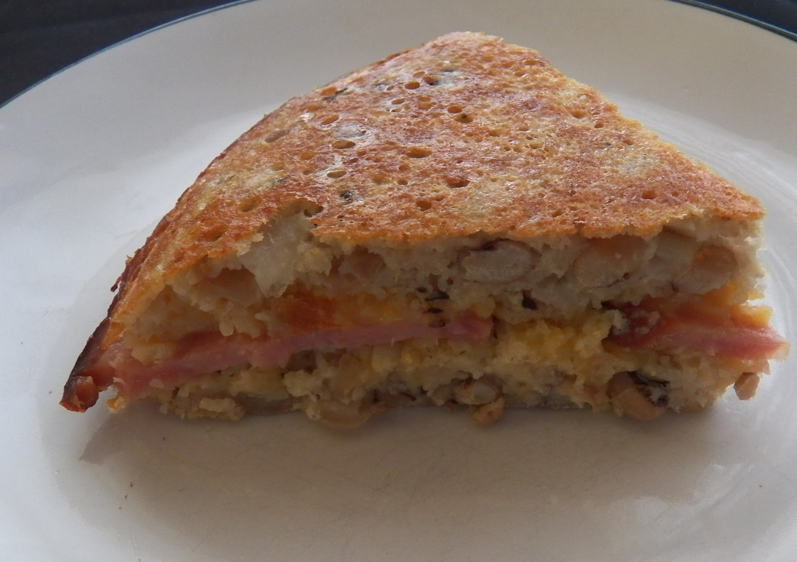 Martha's Recipe Ham & Cheese Pea Patties