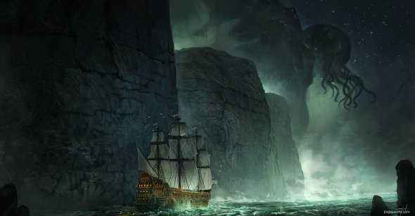As sombrias ilustrações de fantasia e terror de Jorge Jacinto Jorge Jacinto deviantart artstation arte ilustrações fantasia terror sombrio lovecraft games