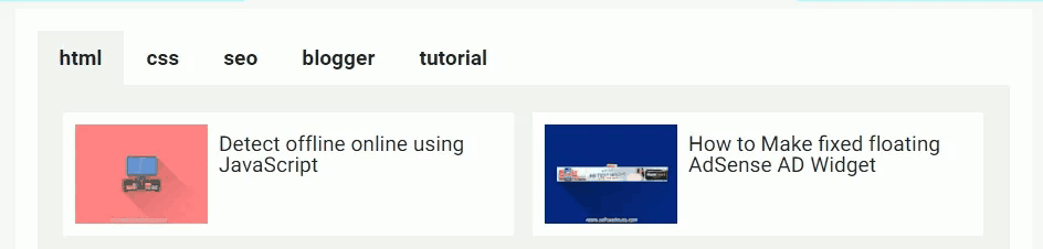 Labelled Posts Blogger Widget in Tab Styles Labelled Posts Blogger Widget in Tab Styles